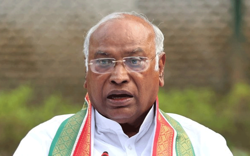 Cong played key role in developing country's infrastructure, but BJP taking credit for it: Kharge